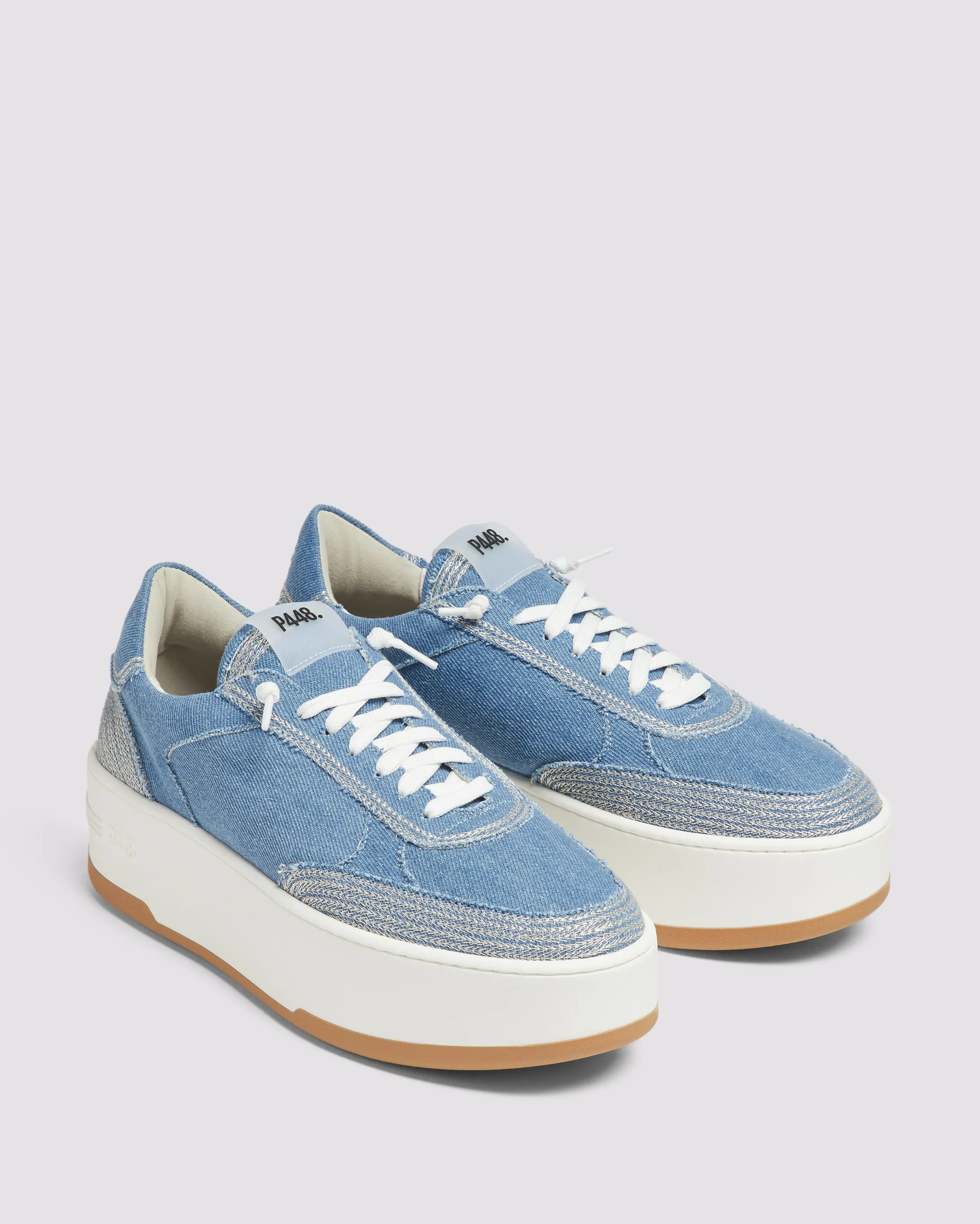 Women P448 Platforms|Low Tops>Empire Denim Stitch