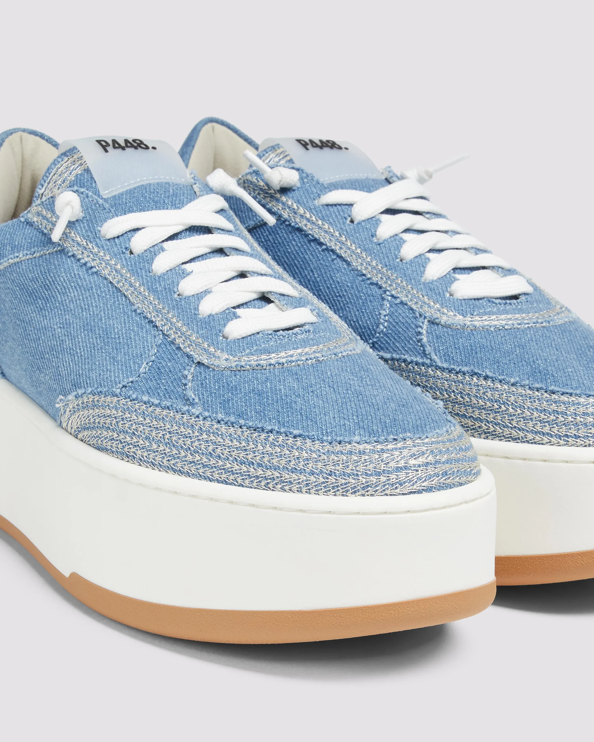 Women P448 Platforms|Low Tops>Empire Denim Stitch