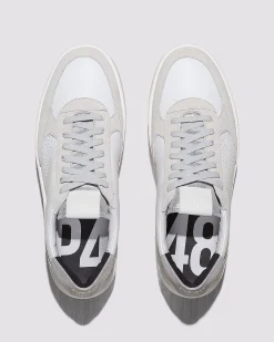Women P448 Platforms|Low Tops>Empire White/Silver