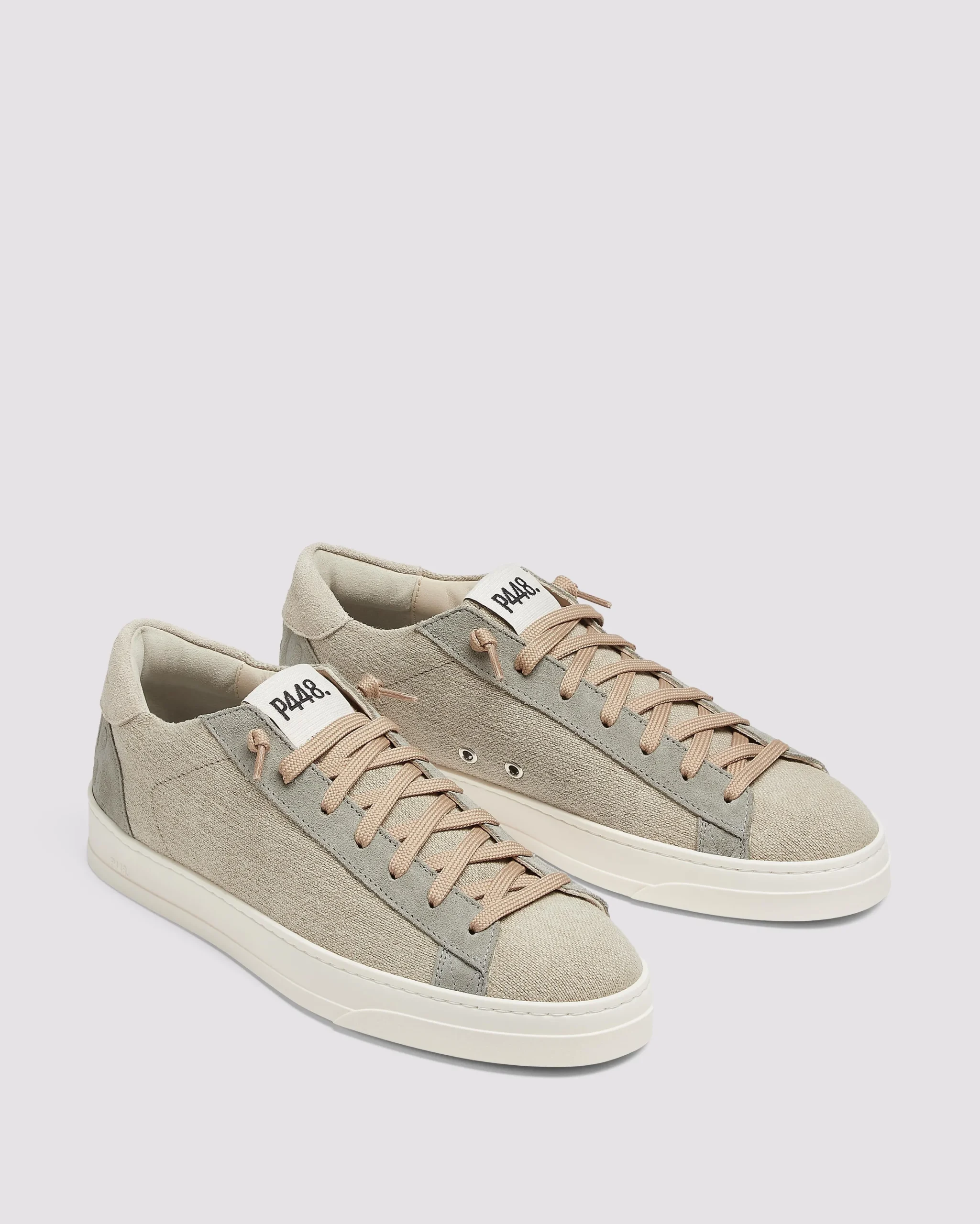 P448 Low Tops>Jack Neutral Canvas