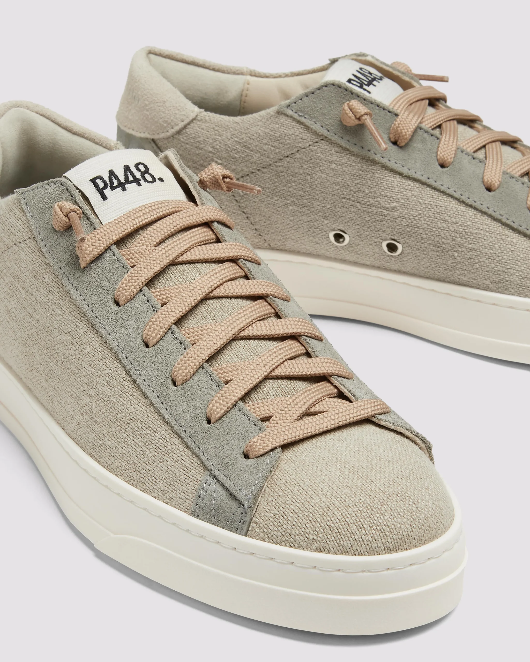 P448 Low Tops>Jack Neutral Canvas