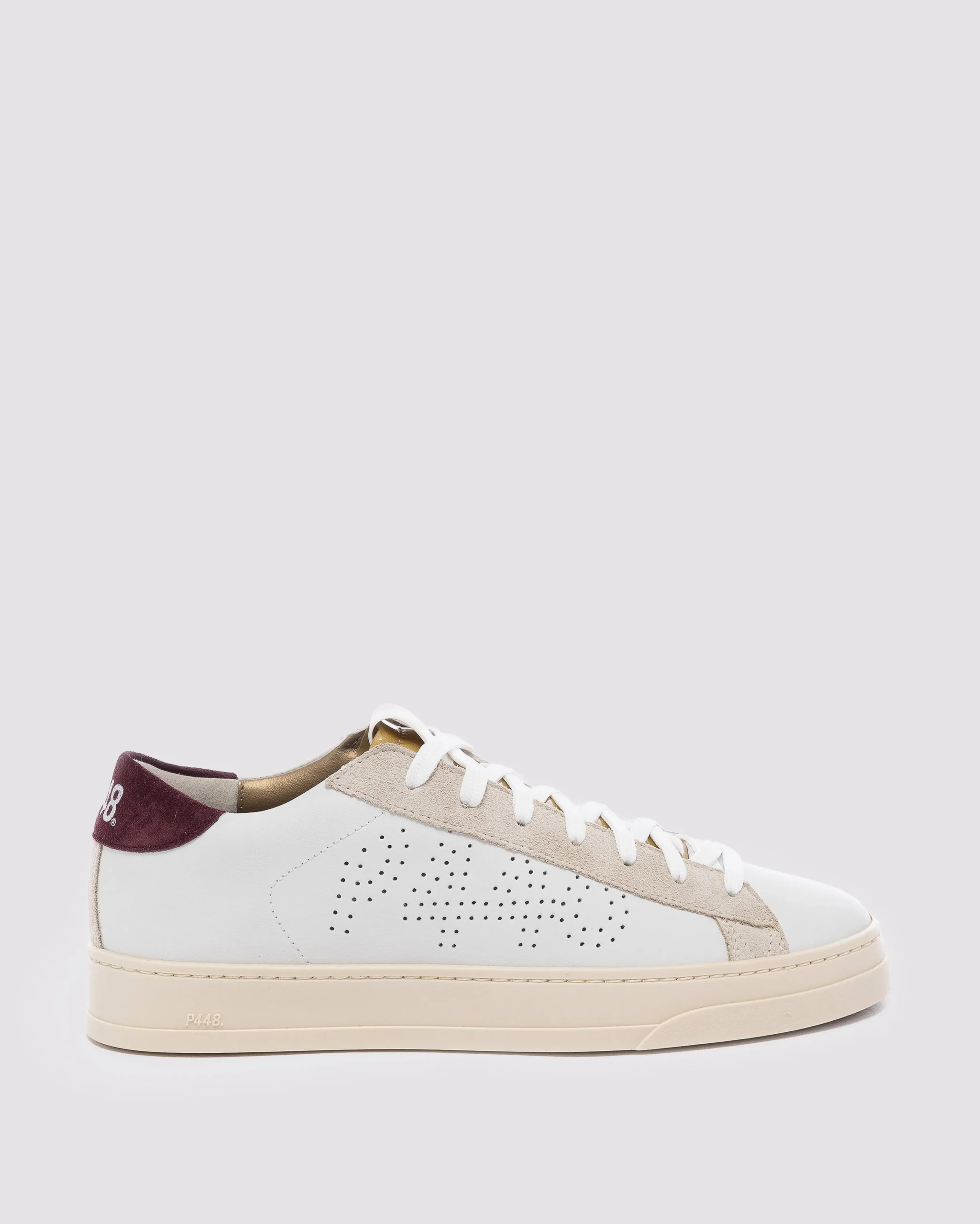 Women P448 Low Tops>Jack White/Gold