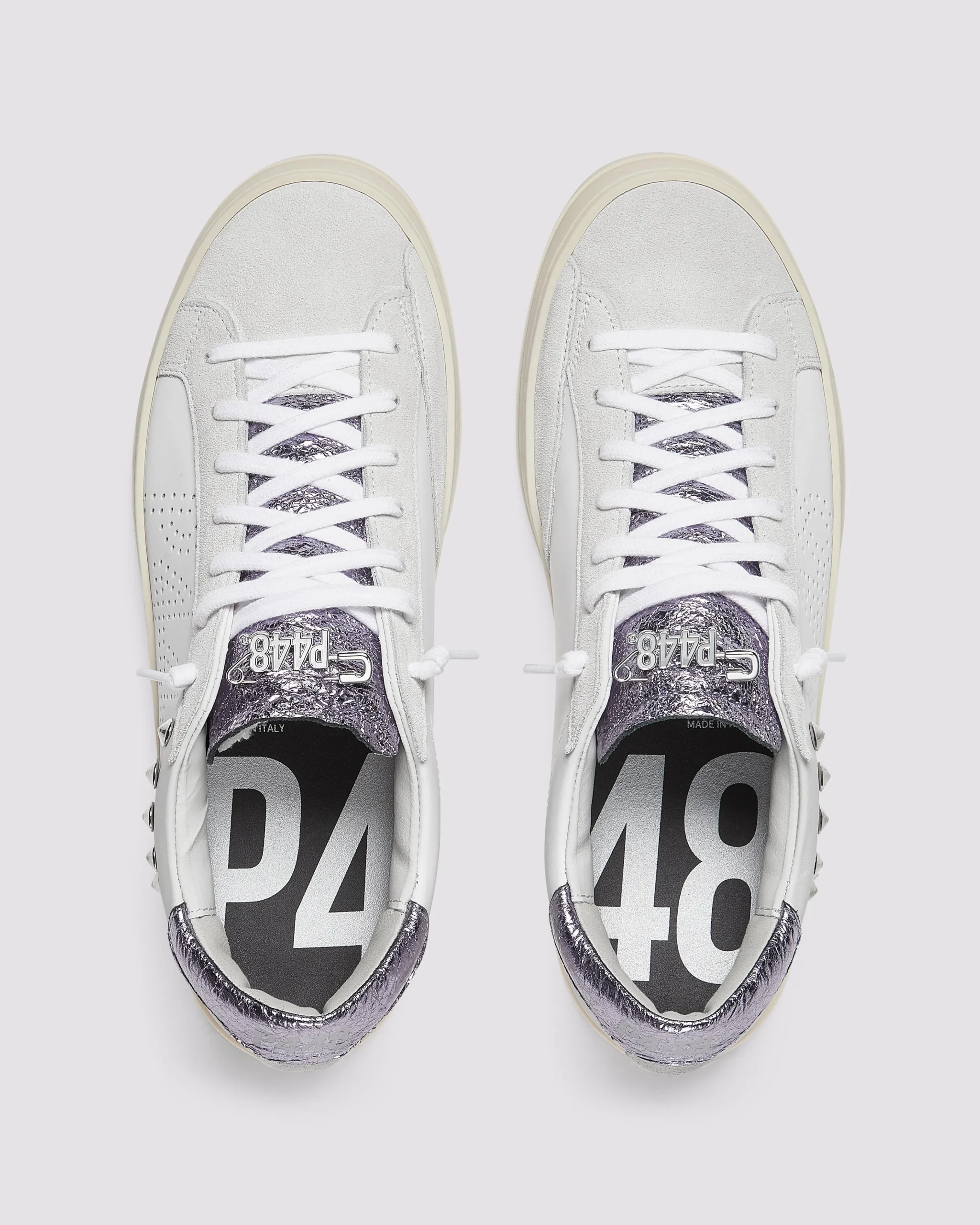 Women P448 Low Tops>John Lilac/Stud
