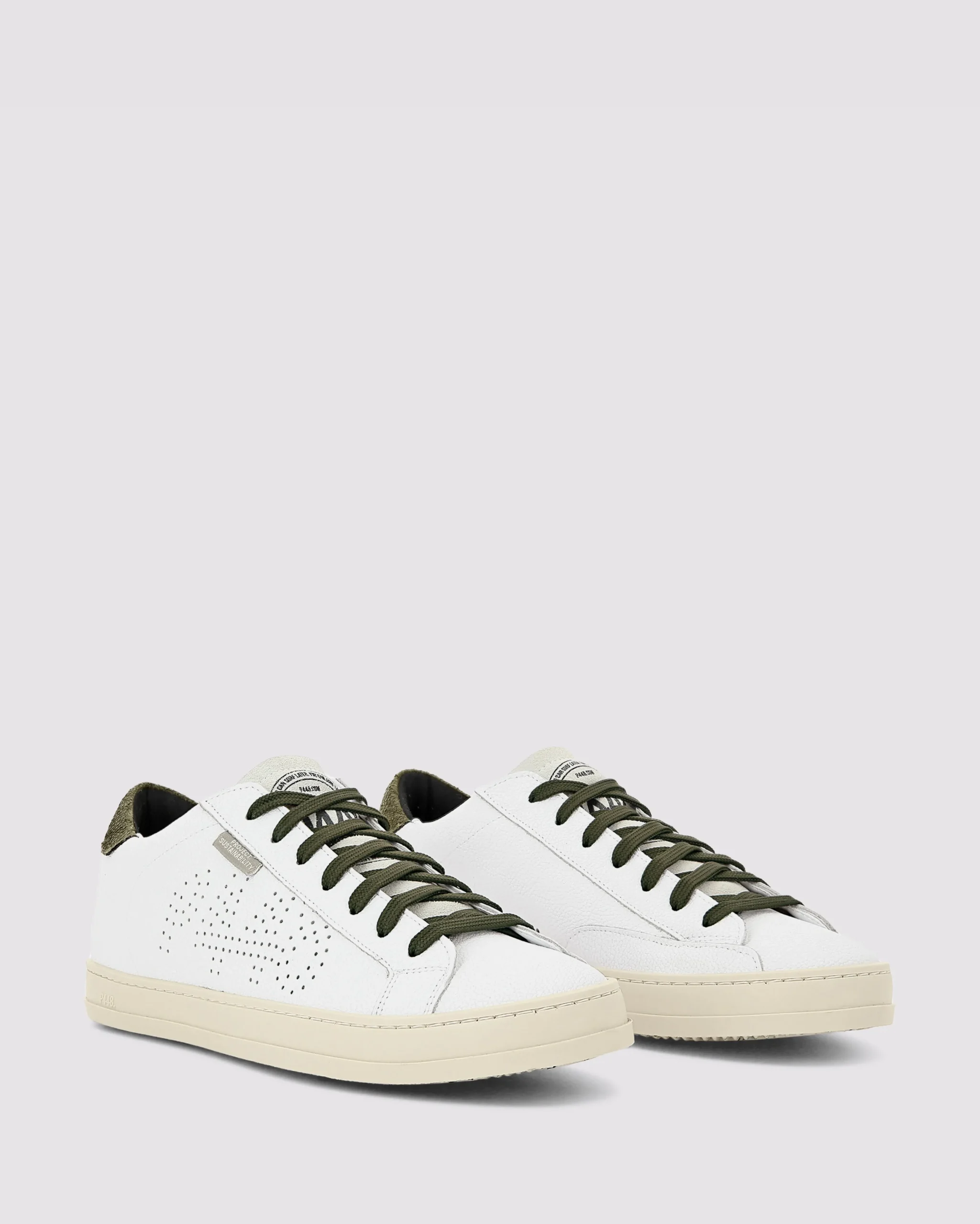 Women P448 Low Tops|Low Tops>John Lionfish White/Army