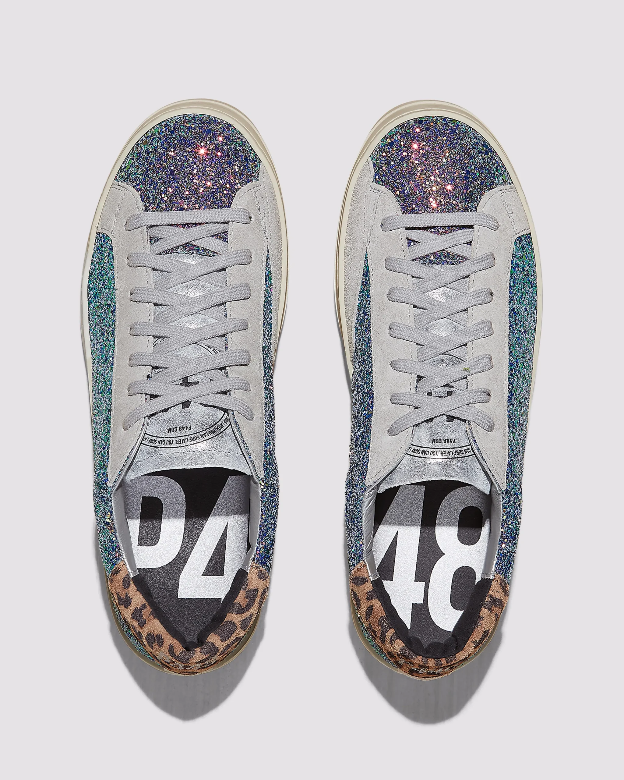 Women P448 Low Tops>John Multi/Glitter