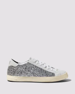 Women P448 Low Tops>John Recycled White/Silver