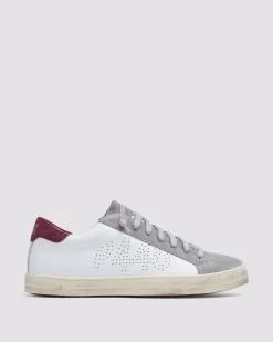 P448 Low Tops>John White/Burgundy