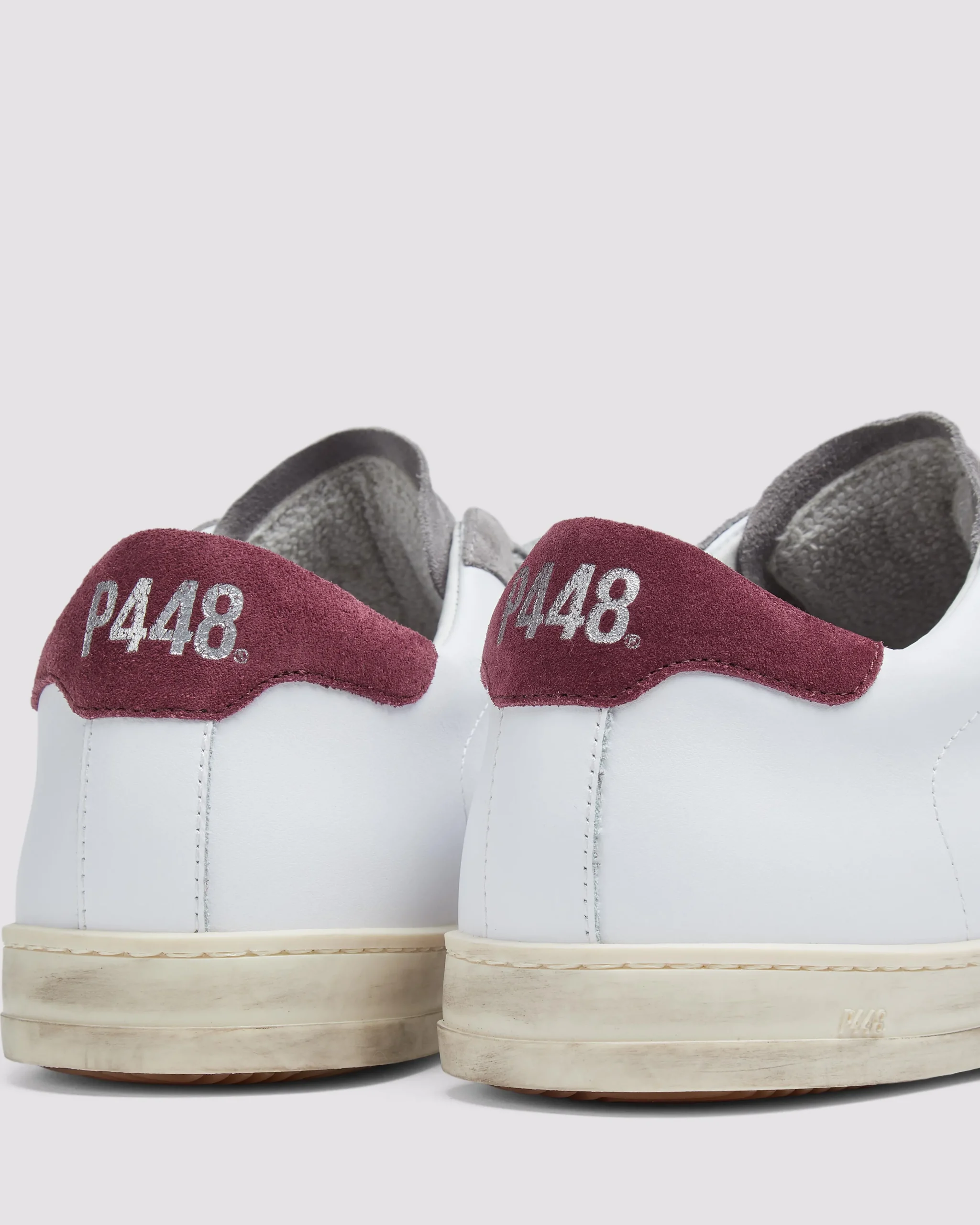 P448 Low Tops>John White/Burgundy