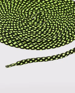 Women P448 Laces|Laces>Shoelaces Black/Yellow Diamond