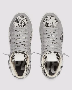 Women P448 High Tops>Skate Grey Spotted