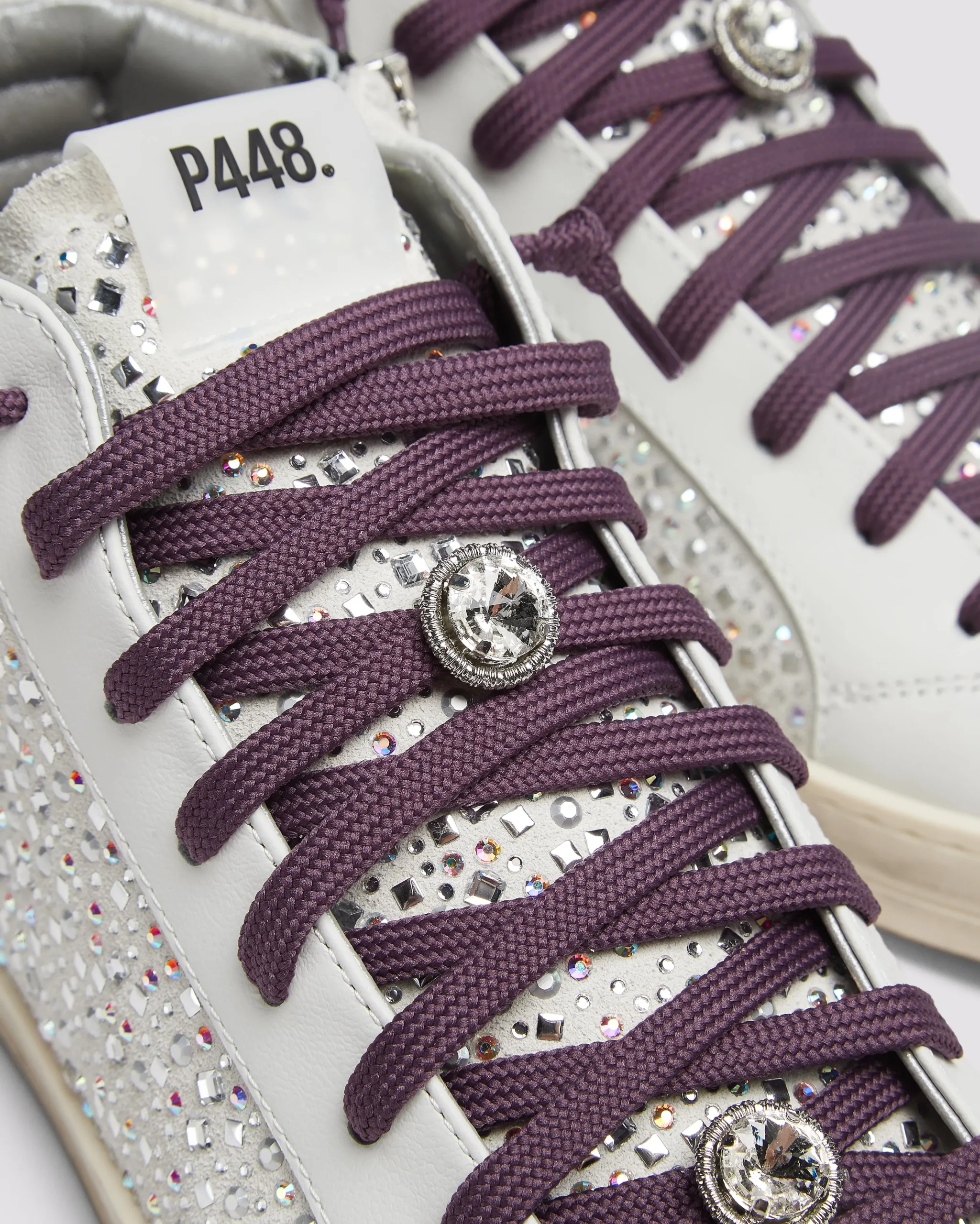 Women P448 High Tops>Skate Multi Strass