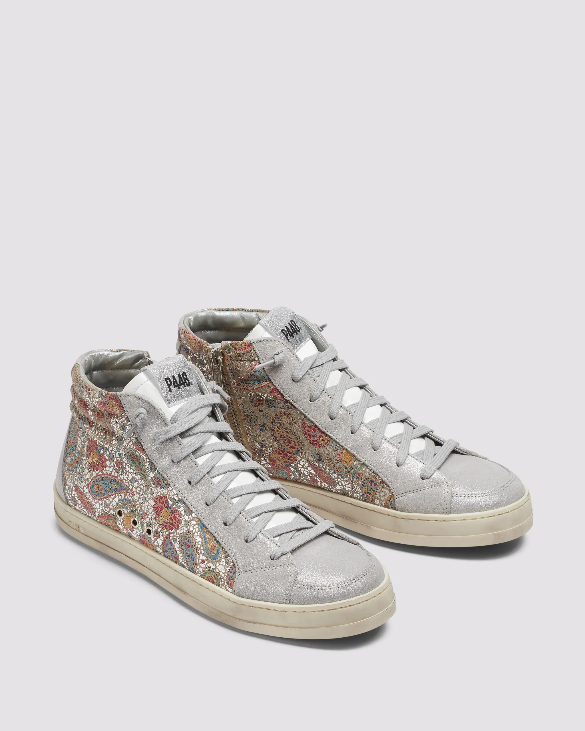 Women P448 High Tops>Skate Paisley