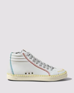 Women P448 High Tops>Skate White/Stitch