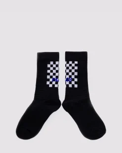 Women P448 Accessories|Accessories>Socks Black/Check