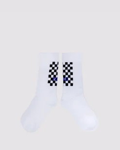 Women P448 Accessories|Accessories>Socks White/Check