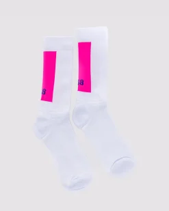 Women P448 Accessories|Accessories>Socks White/Pink