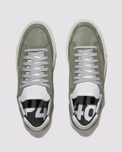 P448 Low Tops>Soho Army/White