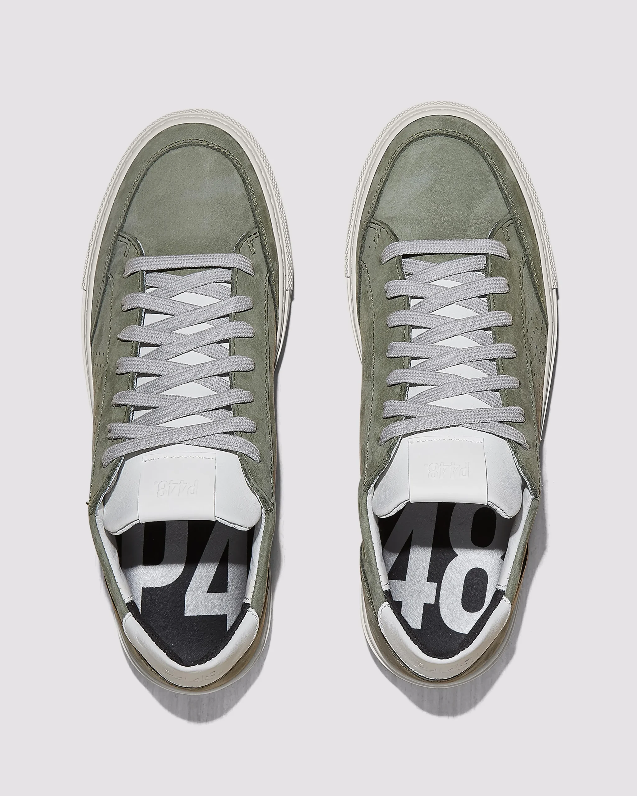 P448 Low Tops>Soho Army/White