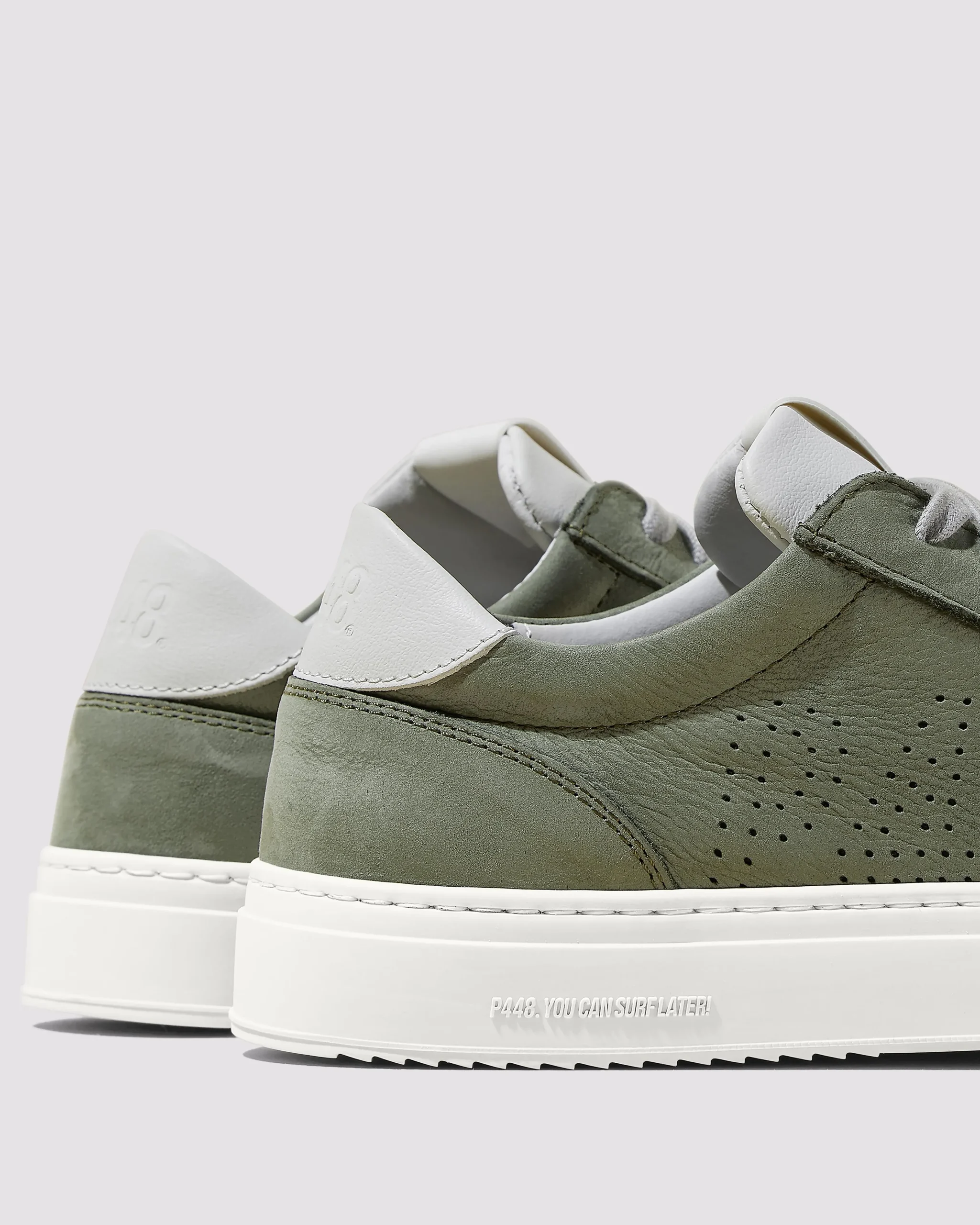 P448 Low Tops>Soho Army/White