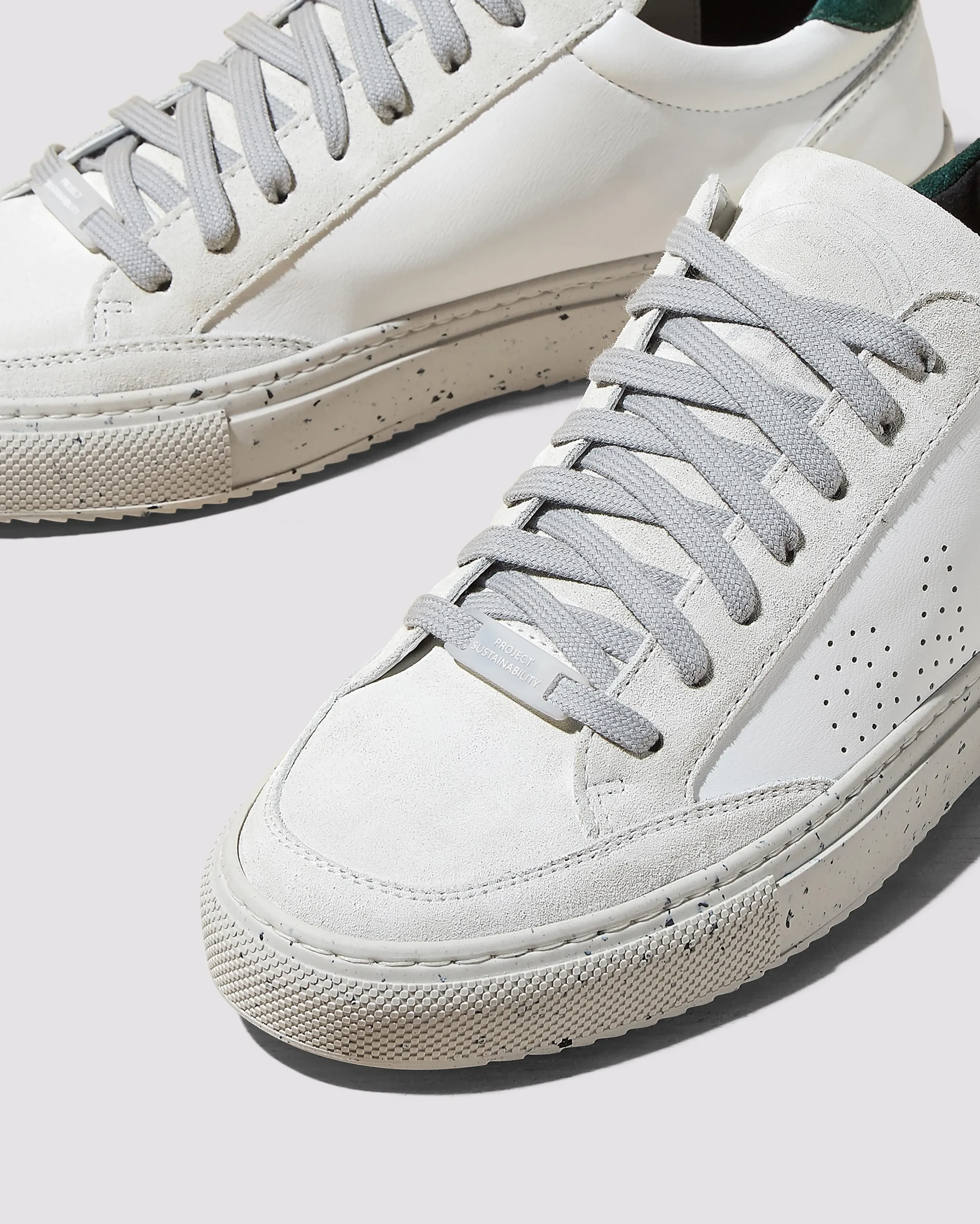 P448 Low Tops>Soho Recycled White/Green
