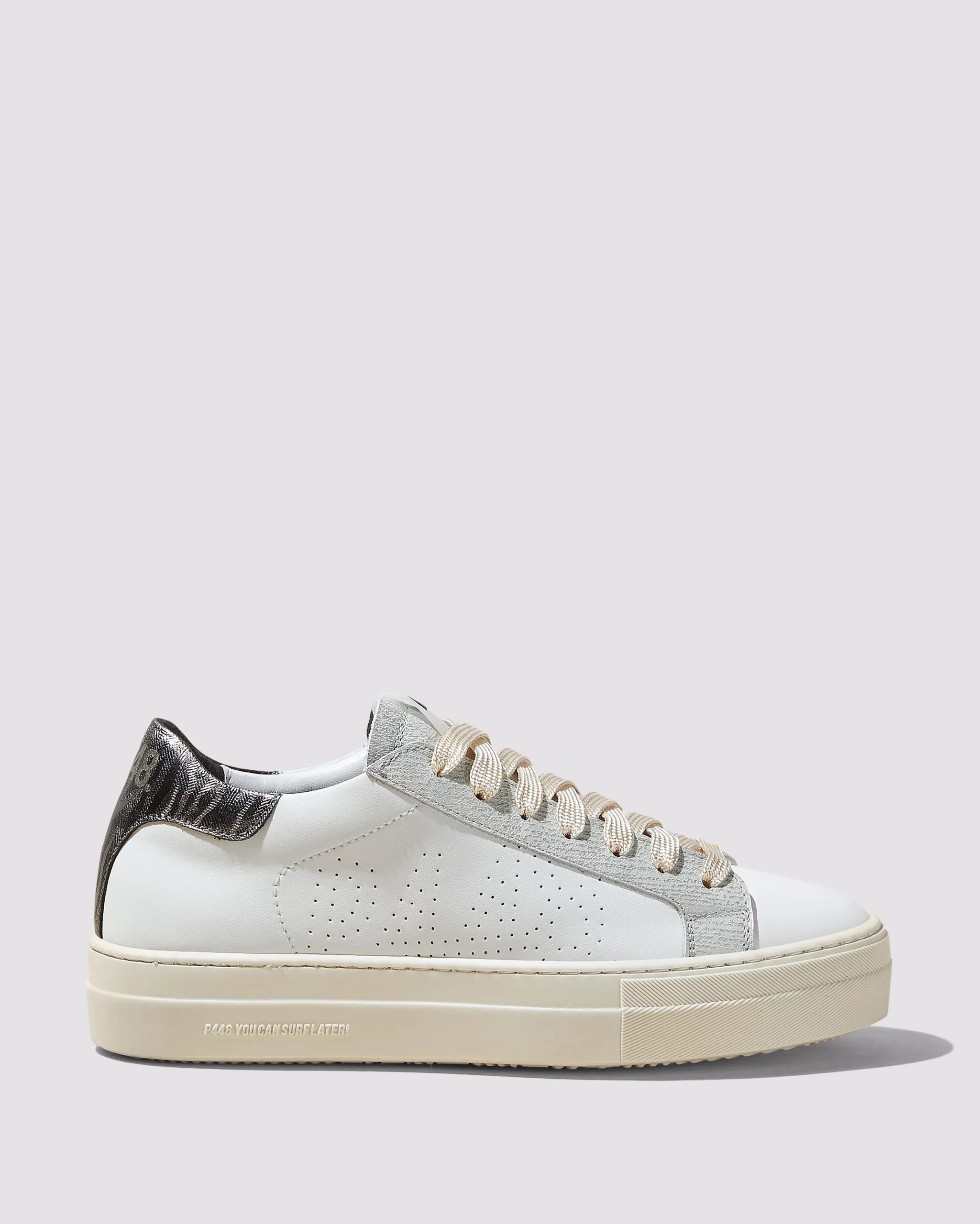 Women P448 Platforms|Low Tops>Thea Chalk