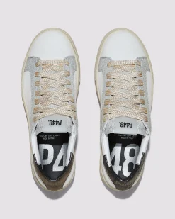 Women P448 Platforms|Low Tops>Thea Chalk