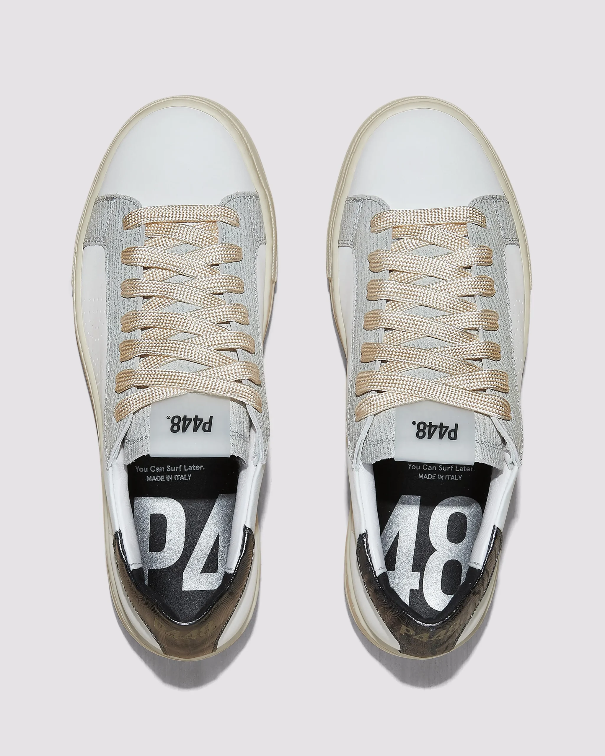 Women P448 Platforms|Low Tops>Thea Chalk