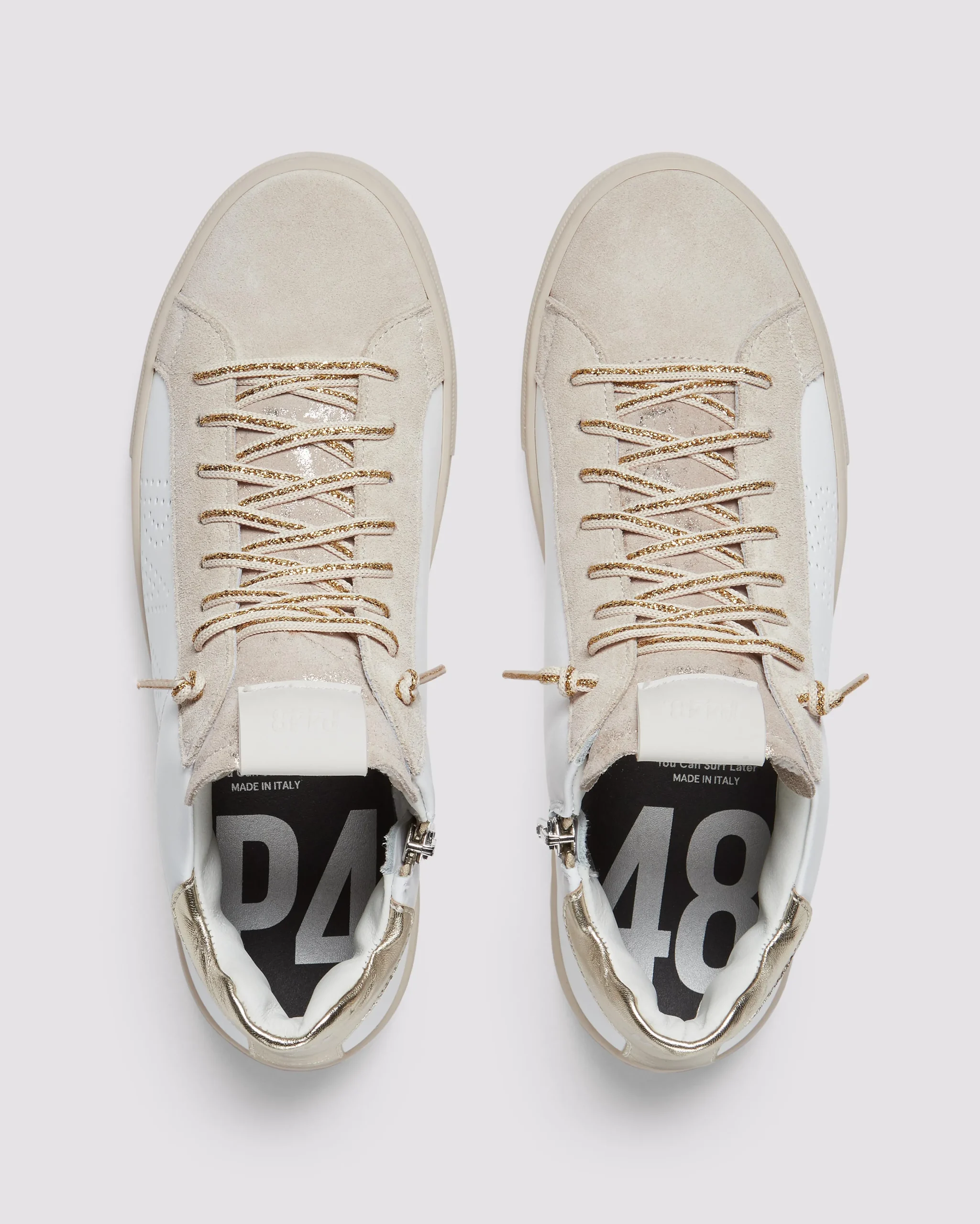Women P448 Platforms|High Tops>Thea Mid Champagne