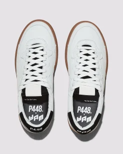Women P448 Low Tops|Low Tops>Yam White/Nero