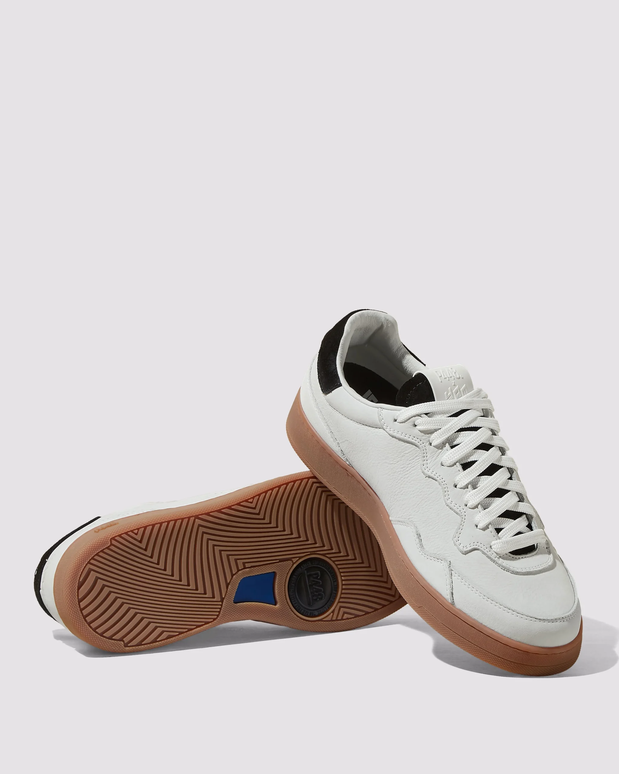 Women P448 Low Tops|Low Tops>Yam White/Nero